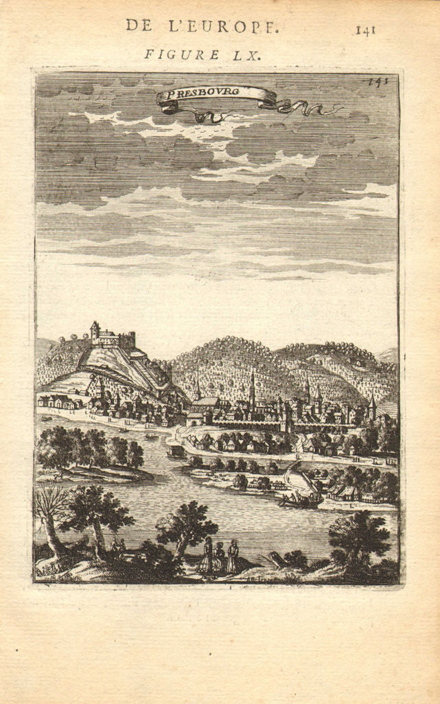 SLOVAKIA. Bratislava, known as Pressburg ('Presbourg') < 1919. MALLET 1683